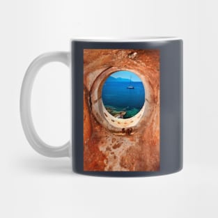 Window to the Ionian Sea Mug